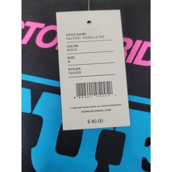 HUF Factory Rider Long Sleeved Graphic Tee - Picture 7 of 7